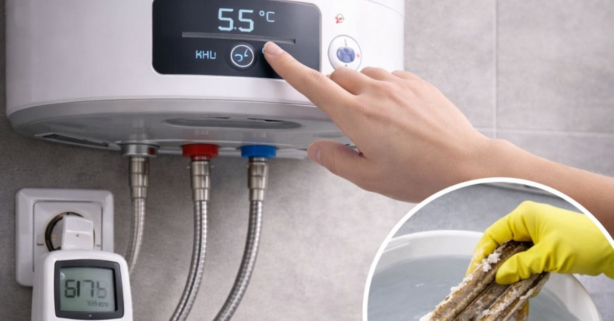 Podešavanje temperature bojlera, čišćenje grejača od kamenca i korišćenje timera za uštedu struje